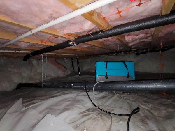 Crawl Space Water Remediation in Daphne